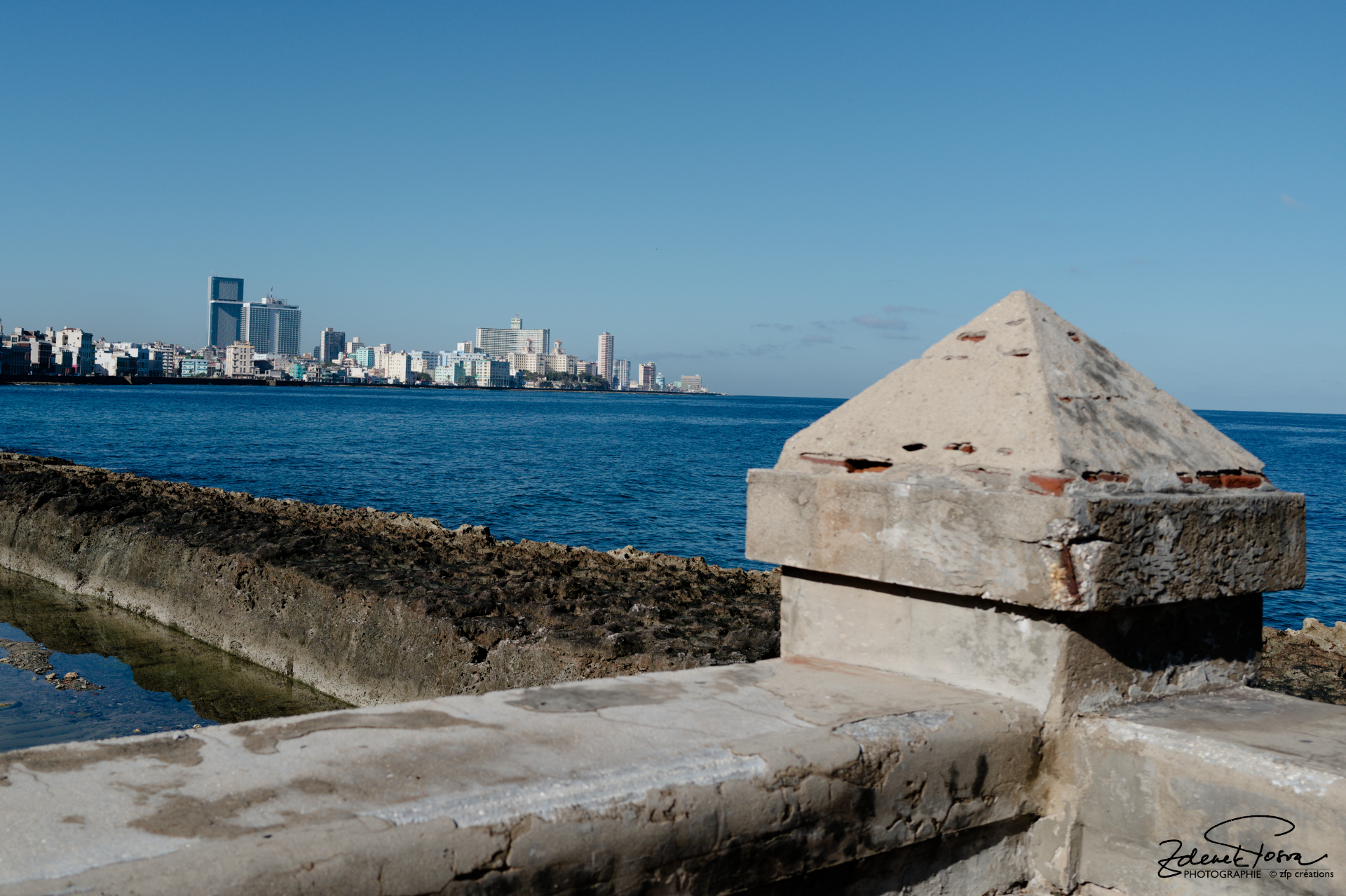 “Malecon”, front de mer emblématique de Cuba